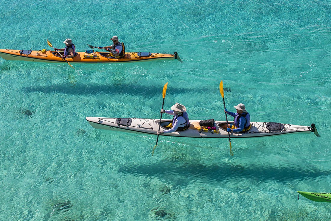Coast + Islands Adventure Week kayaking in baja mexico