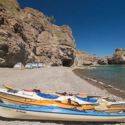 kayak camping the beaches of baja